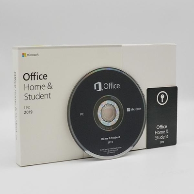 4.7GB DVD媒体のマイクロソフト・オフィス2019の家および学生PKCの小売り箱