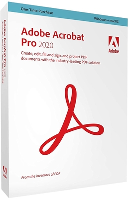 Adobe Acrobatのプロ2020小売り箱