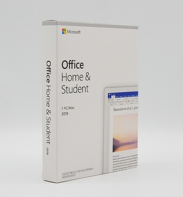 高速版マイクロソフト・オフィス2019の家および学生PKCの小売り箱